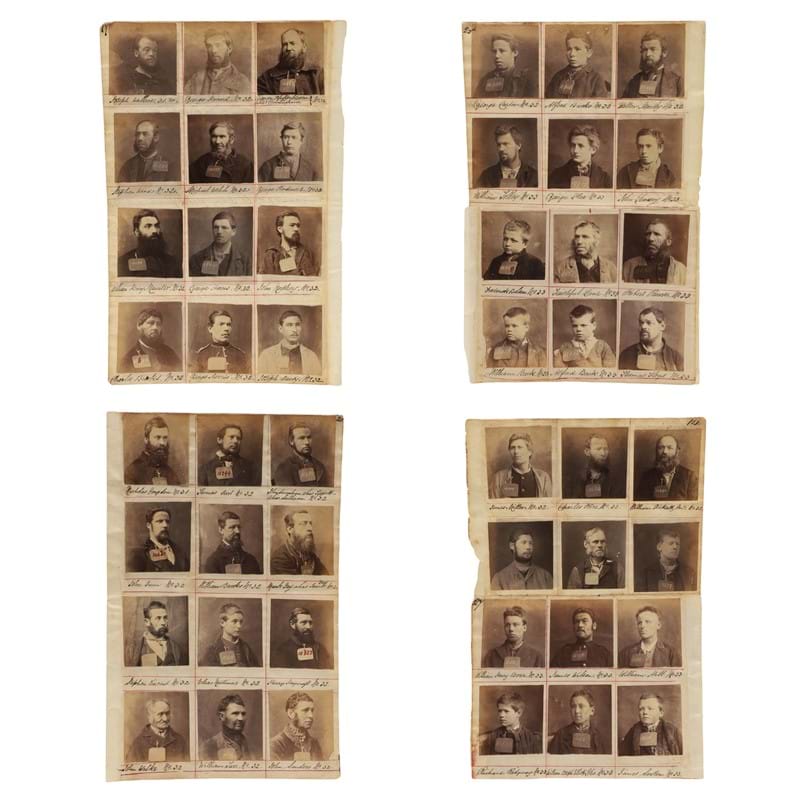Rare Victorian Mugshots from Exeter Prison Bought for £2,750...