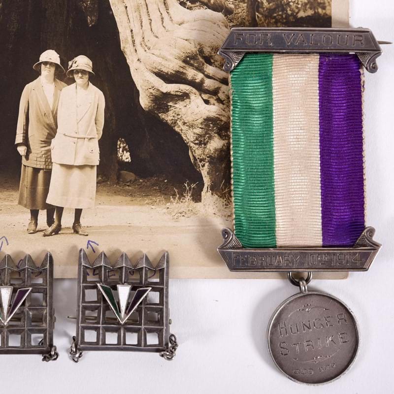Suffragette Medal for Hunger Strike and for Valour bought for £27,250…