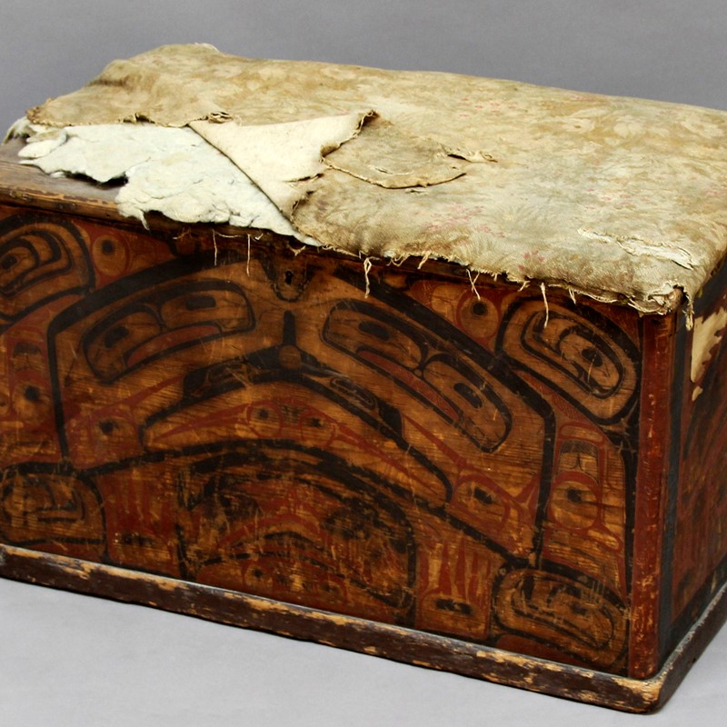 Unusual American Chest Leads the Furniture Sale...