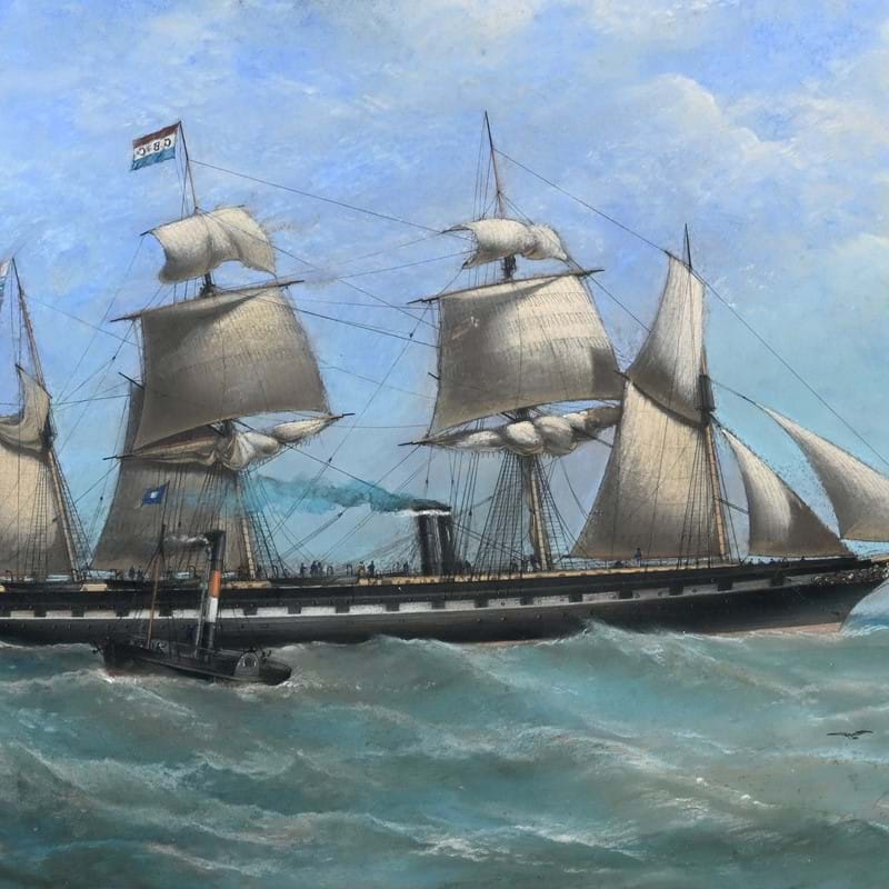 Rare Pastel Chalks up a Strong Price...