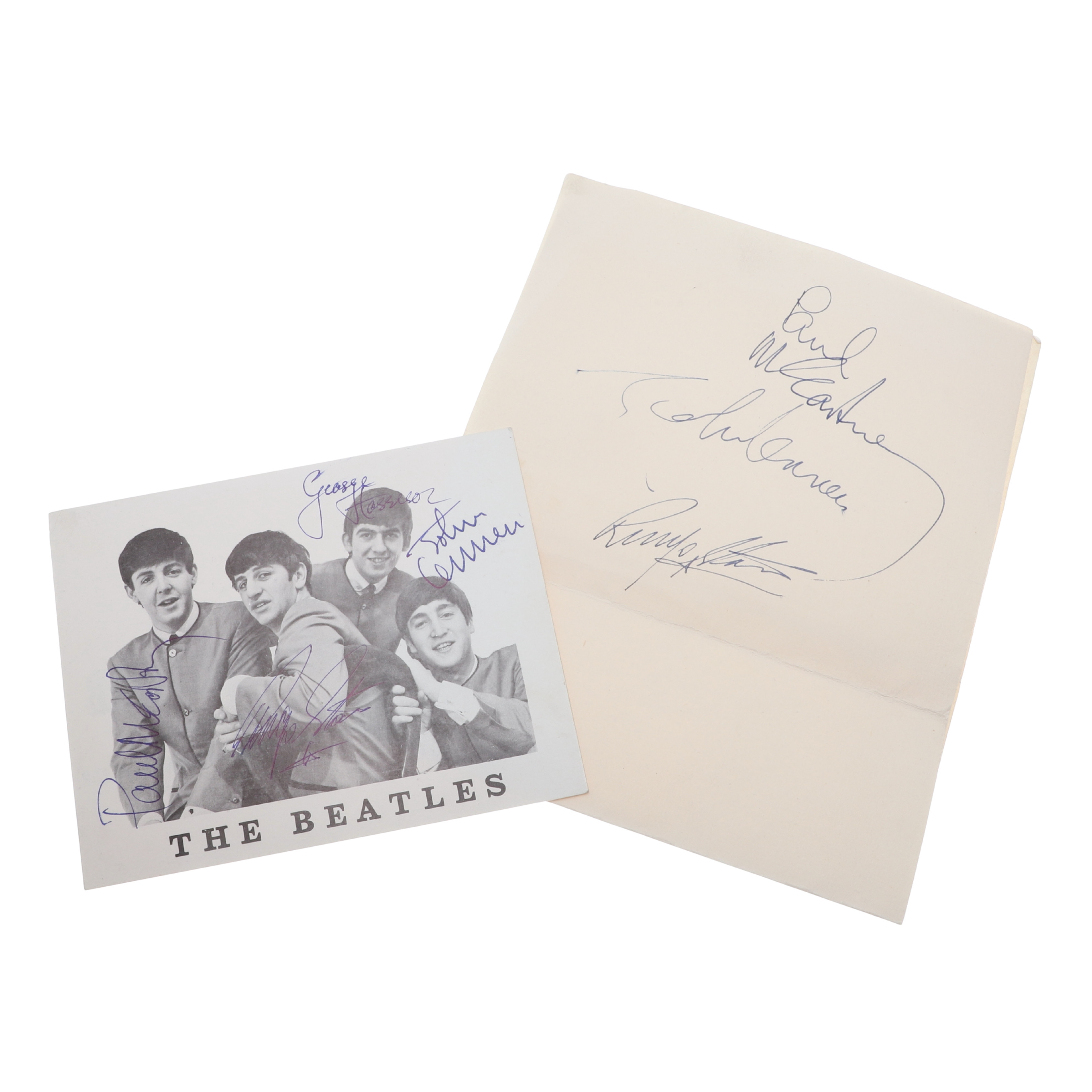 Signed at the Height of Beatlemania...